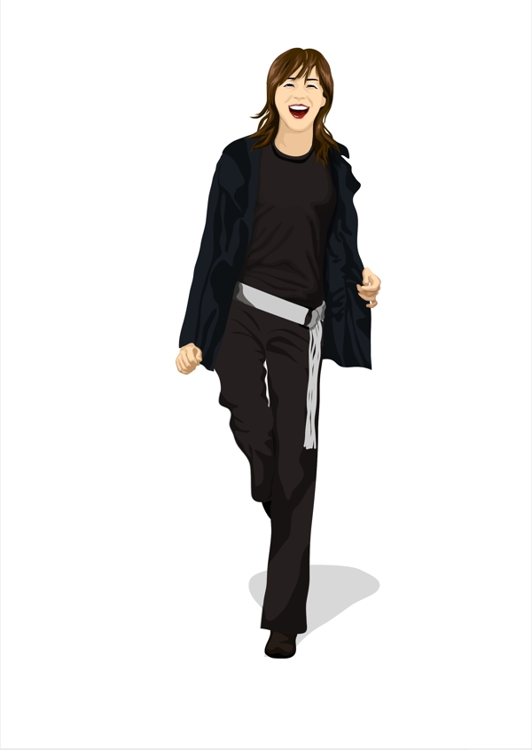人物矢量素材現(xiàn)代女性