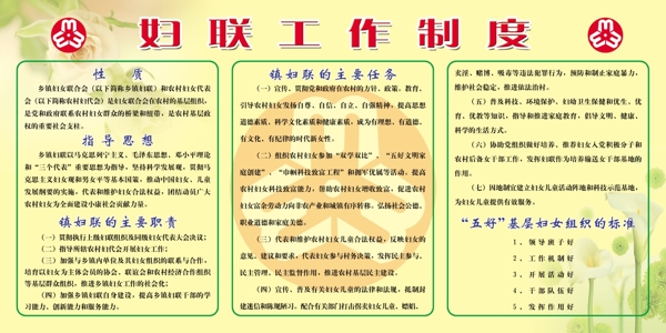 婦聯(lián)工作制度牌匾設(shè)計圖片