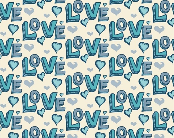 love無縫背景