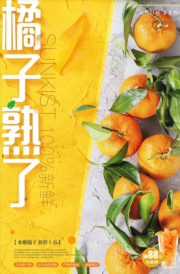 橘子海报图片