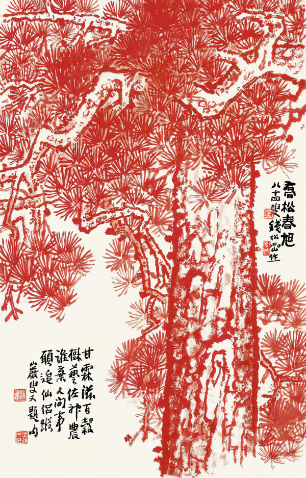 喬松春旭圖片