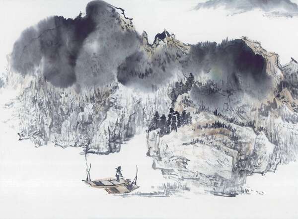 水墨山水畫(huà)圖片