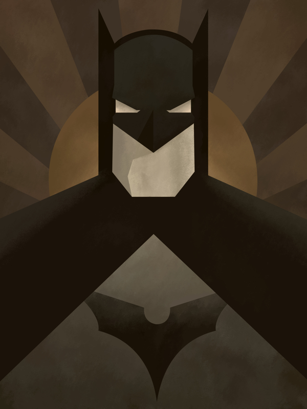 卡通英雄Batman蝙蝠