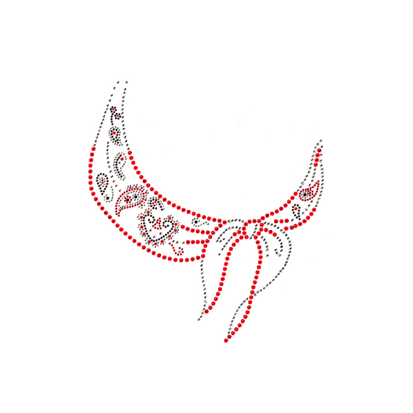 燙鉆領(lǐng)邊生活元素結(jié)花紋免費(fèi)素材