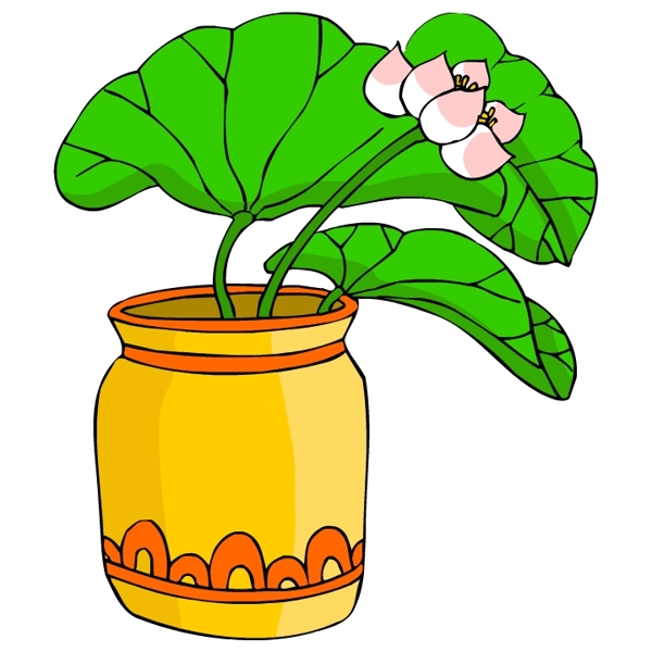 花卉古典插畫