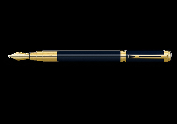 高级金色钢笔免抠png透明图层素材
