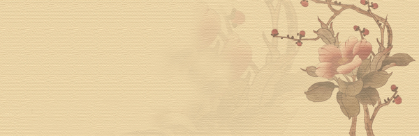 紙古典花紋背景banner