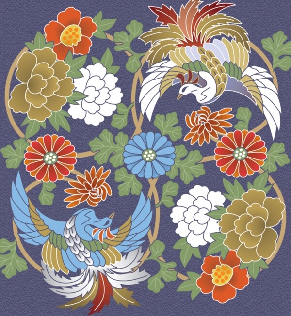 中式古典花纹背景图片