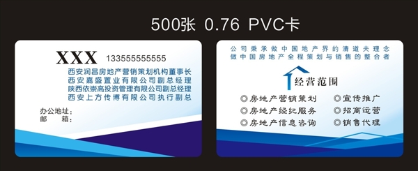 房產(chǎn)置業(yè)名片
