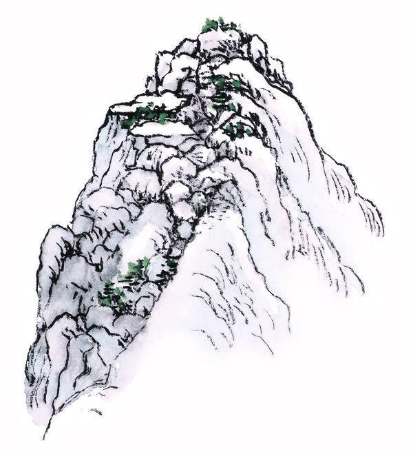 水墨山水畫圖片