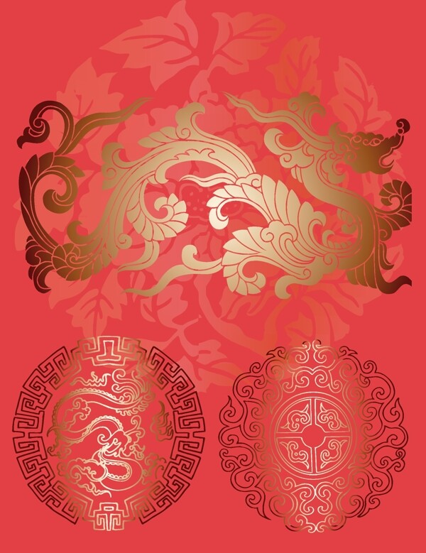 傳統(tǒng)古典底紋