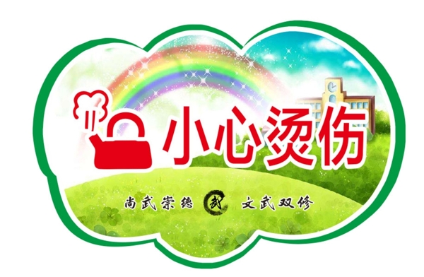 小心燙傷溫馨提示開水燙傷