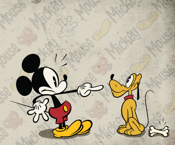 位图卡通卡通动物米奇米老鼠免费素材