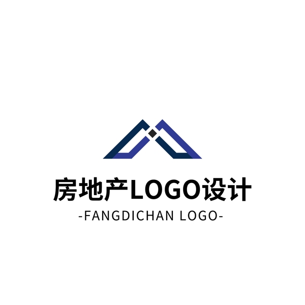 简约大气创意房地产logo标志设计