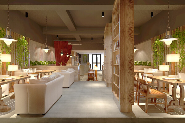 现代餐厅空间自然风