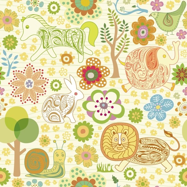 歐美花紋5652矢量EPS