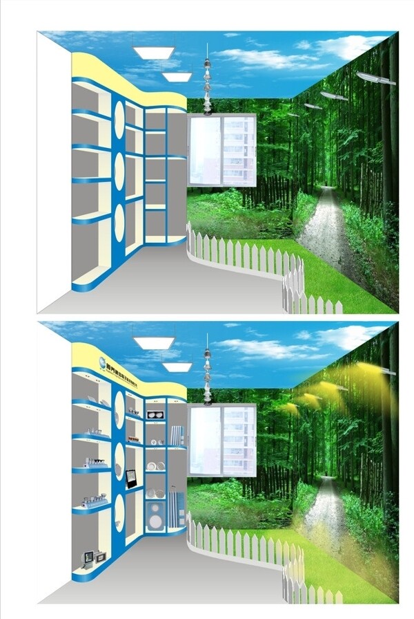 展廳效果圖圖片