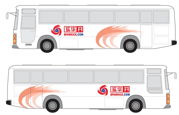 車輛廣告vi模板圖片
