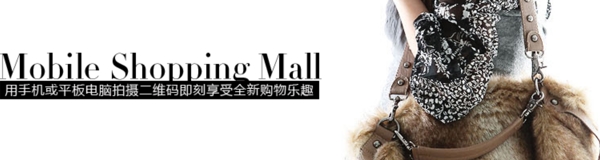 淘寶女包海報(bào)二維碼廣告圖片