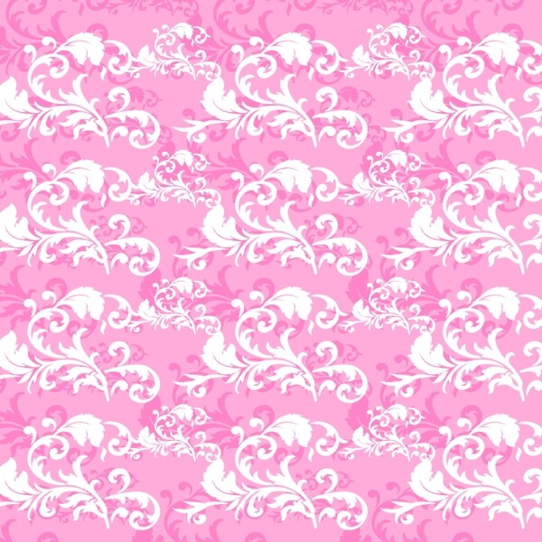 粉红花边底纹背景图片