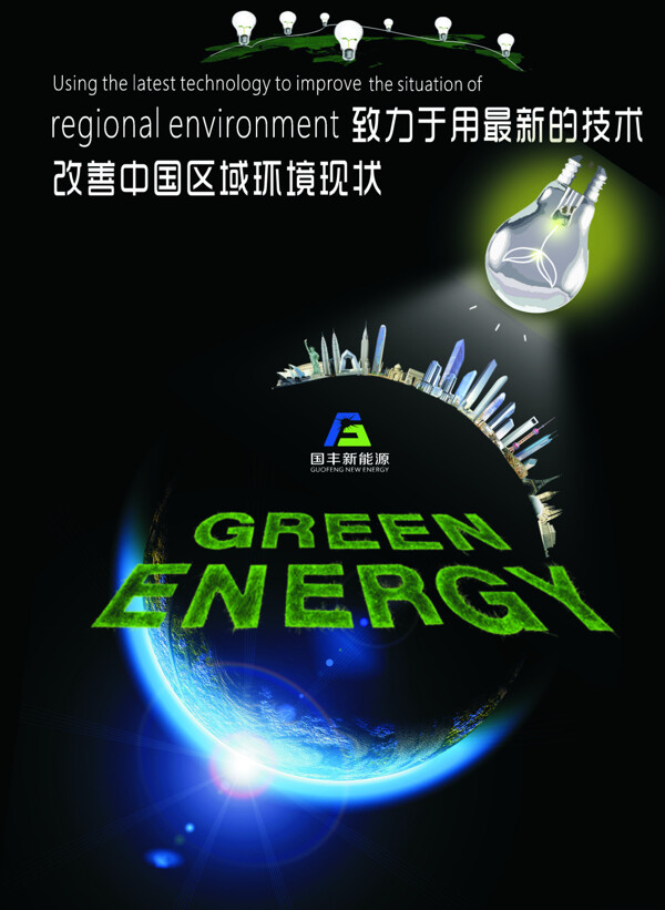 新能源动力海报公益海报环保海报节能