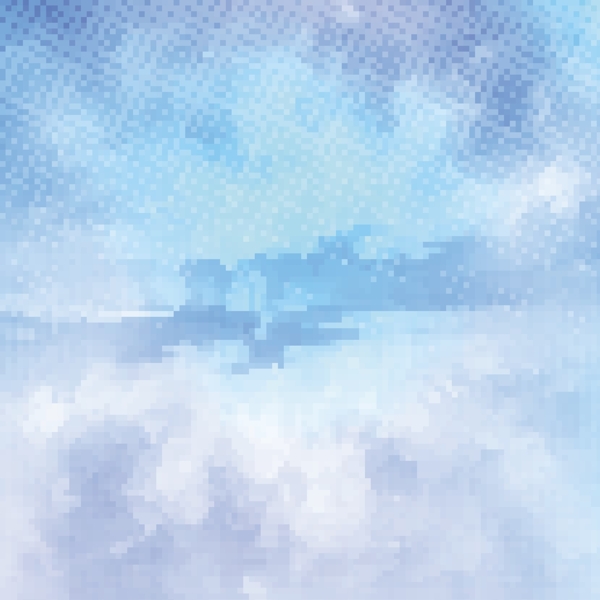 淺藍(lán)色水彩效果背景