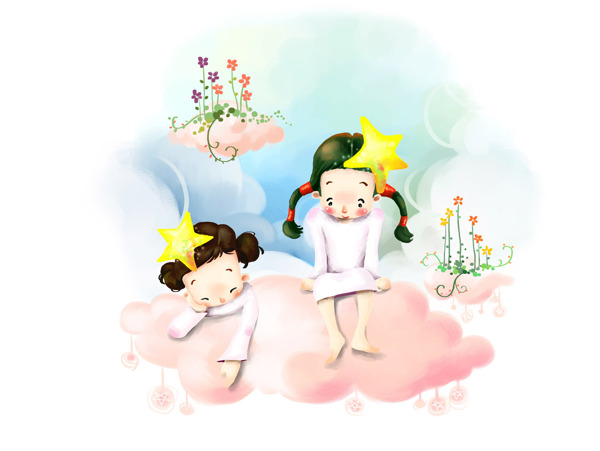 云朵插畫