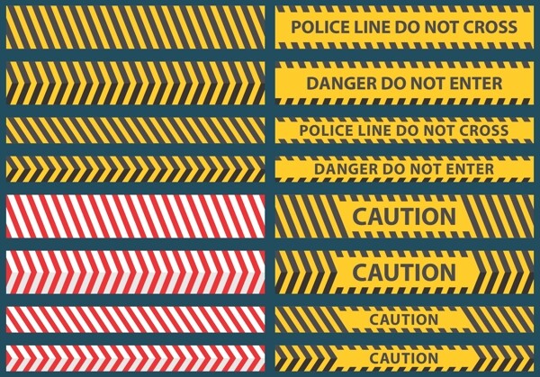 警察线路磁带向量