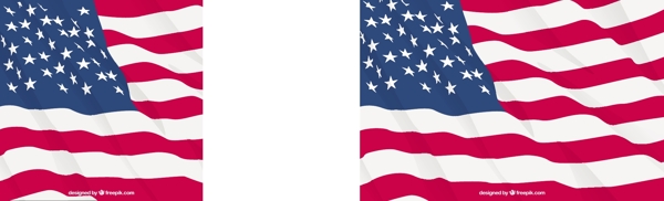 美国国旗在现实设计中的背景