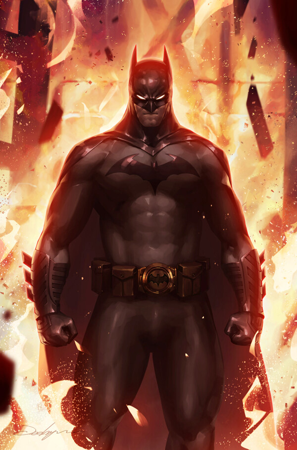 DC漫画超级英雄蝙蝠侠CG形象