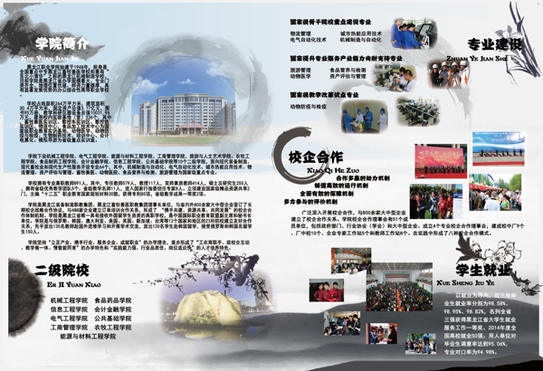 招生簡(jiǎn)介內(nèi)頁(yè)psd分層