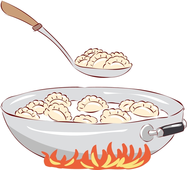 煮饺子