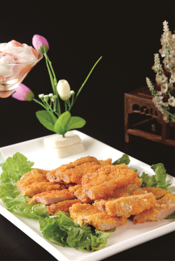水果沙酥牛排