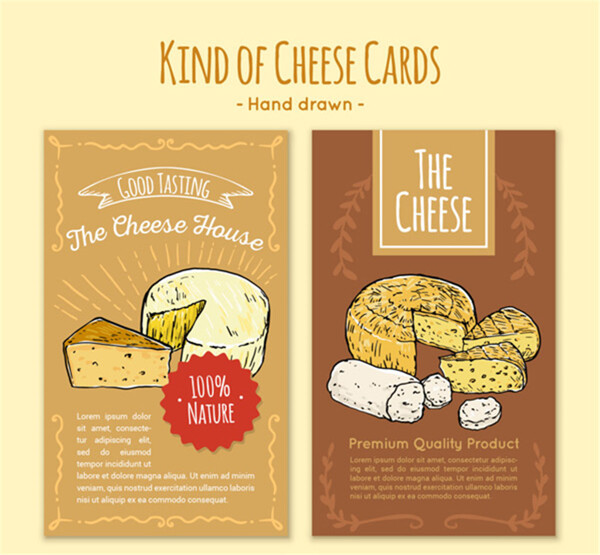 干奶酪的手工卡
