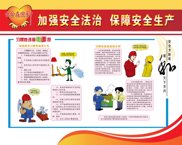 施工安全掛圖