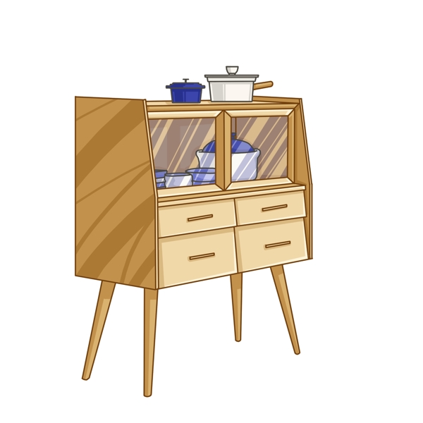 木质纹理设计柜子图案
