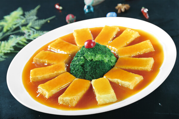 鮑汁貴妃豆腐