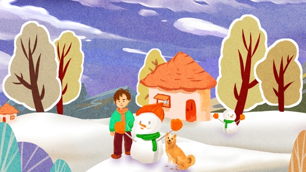 冬日雪地之玩耍合照篇