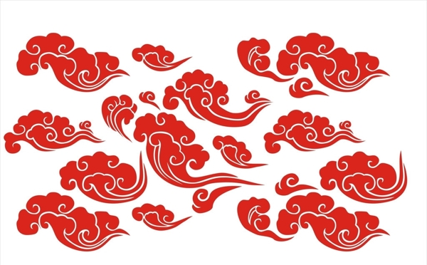 祥云矢量圖
