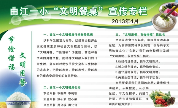 文明餐桌宣傳欄圖片