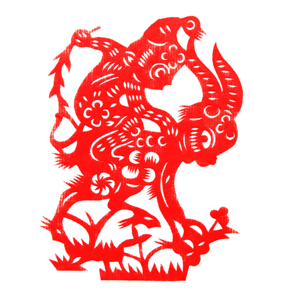 剪紙猴圖片