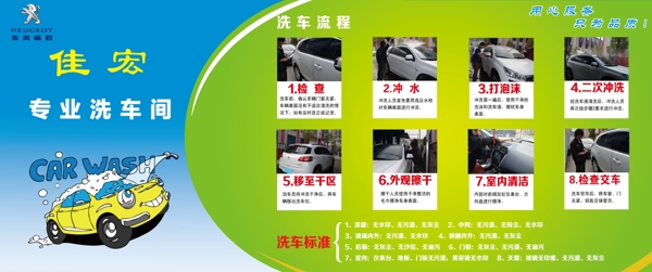 洗車流程