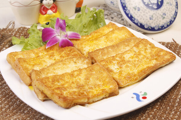 煎豆腐圖片