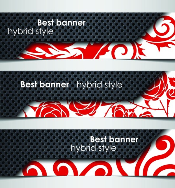 現(xiàn)代科技banner矢量素材