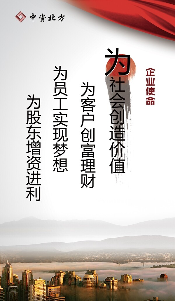 中資北方企業(yè)文化墻