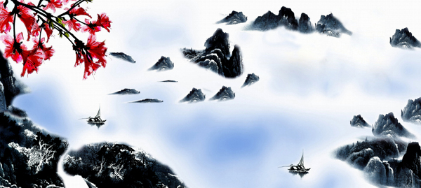 位圖插畫(huà)藝術(shù)效果水墨免費(fèi)素材