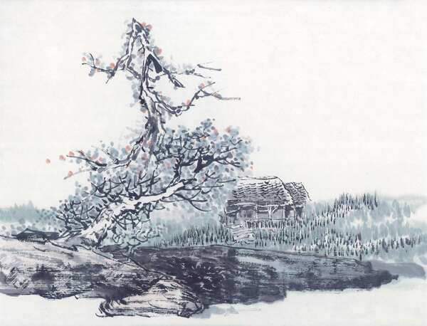 水墨山水畫(huà)圖片