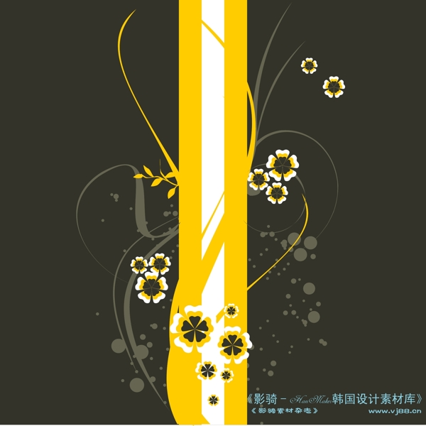 精品花紋圖藤韓國花紋時尚花紋底紋矢量素材矢量圖片HanMaker韓國設(shè)計(jì)素材庫