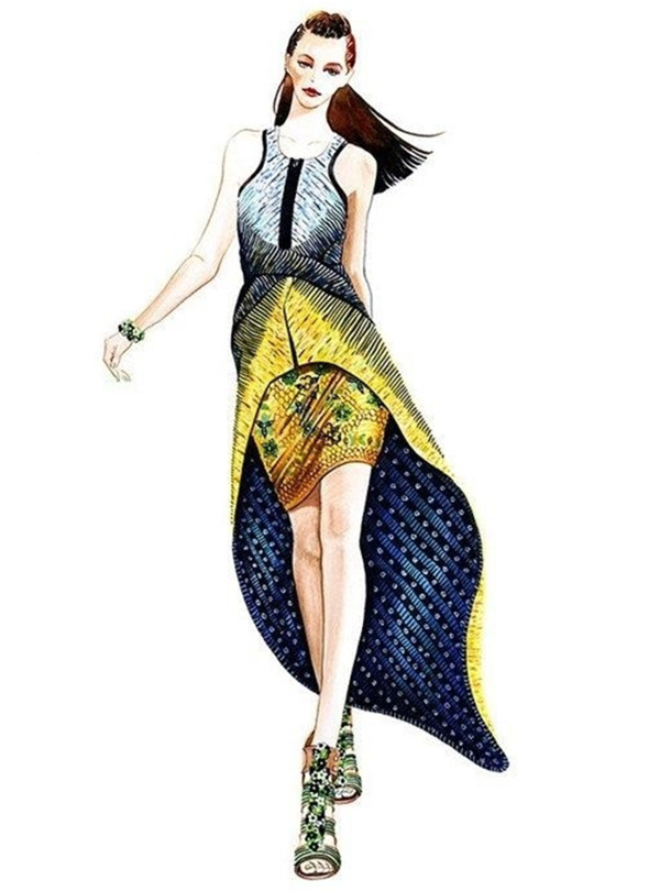 服裝設(shè)計(jì)手繪效果圖