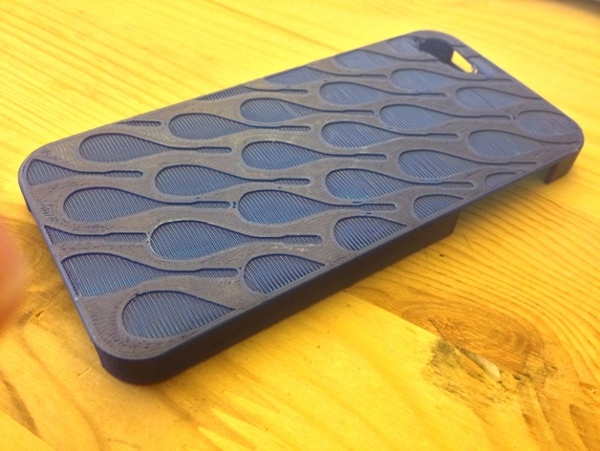 壁球球拍圖案化的iPhone5例
